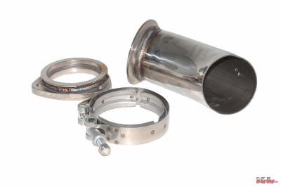 2,0'' rör med V-band Cutout