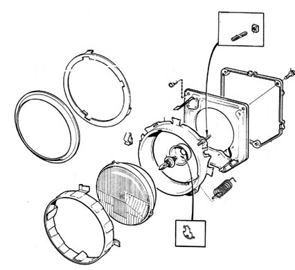 Strålkastare 164, 240 -80