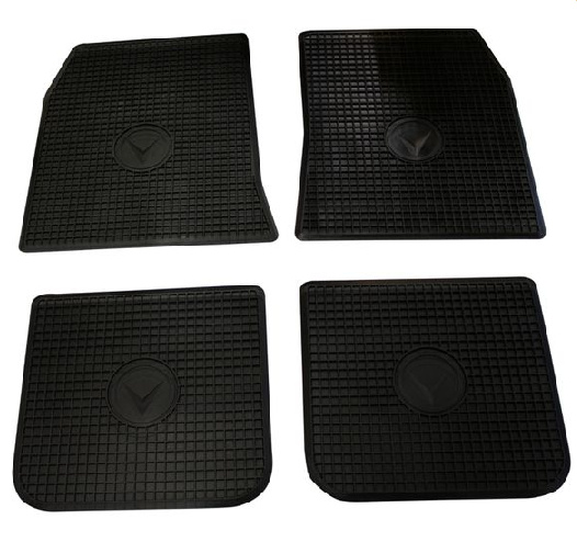  Mattsats Amazon 62-70, Svart gummi