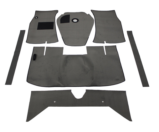 Golvmatta Amazon 62-64 Grå textil