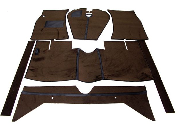 Golvmatta Amazon 65-70 Brun textil