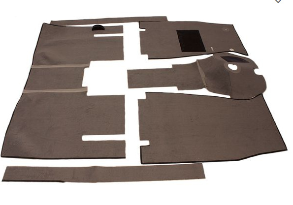 Golvmatta Amazon 57-61 Grå textil