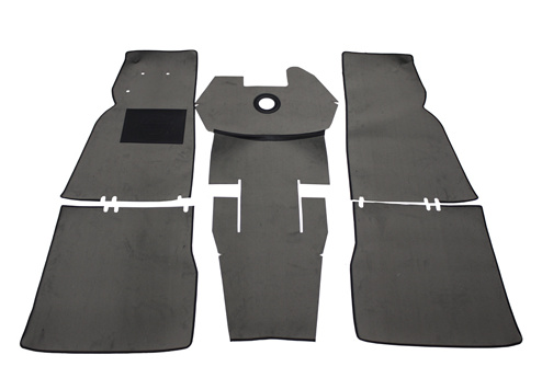 Golvmatta Duett 445 Grå textil