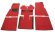Golvmatta Pv 444 Röd textil