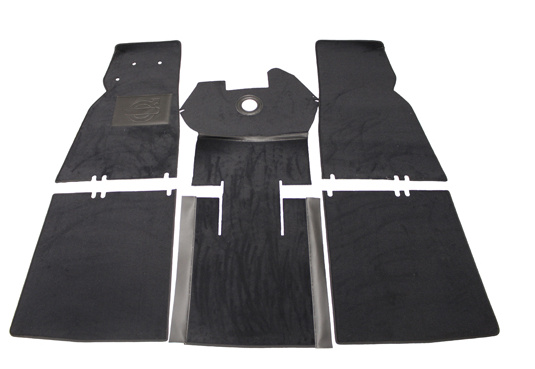 Golvmatta Pv 444 Svart textil