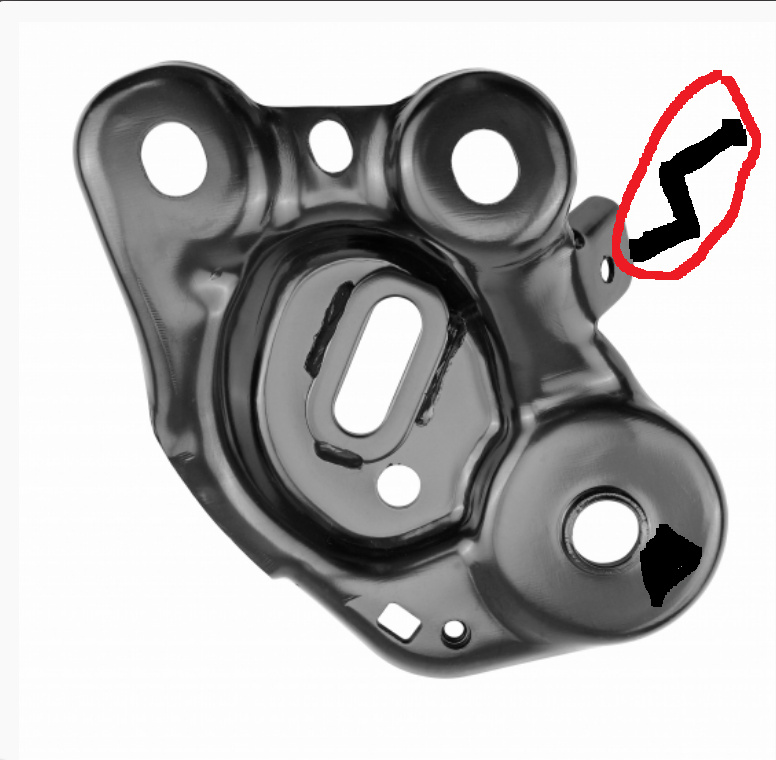 Bakaxelfäste V70, S60, S80, XC70 -BI-FUEL-