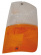 Blinkersglas Vit/Orange 240 -81, Hella 2 skruvar Blinkersglas Vit/Orange 240 -81, Hella 2 skruvar